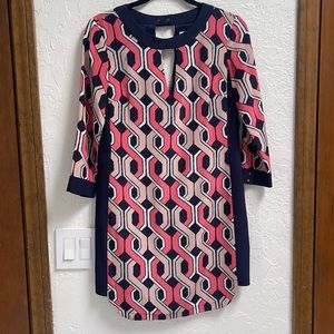 Trina turn silk sheath dress